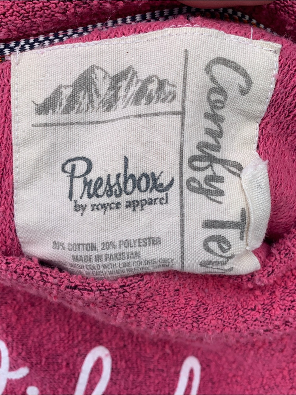 Kentucky Wildcats UK Fuzzy Comfy Terry Pressbox Crewneck Sweatshirt Pink M - Picture 6 of 11